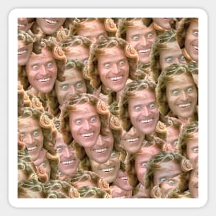 Crazy Willem Dafoe Sticker